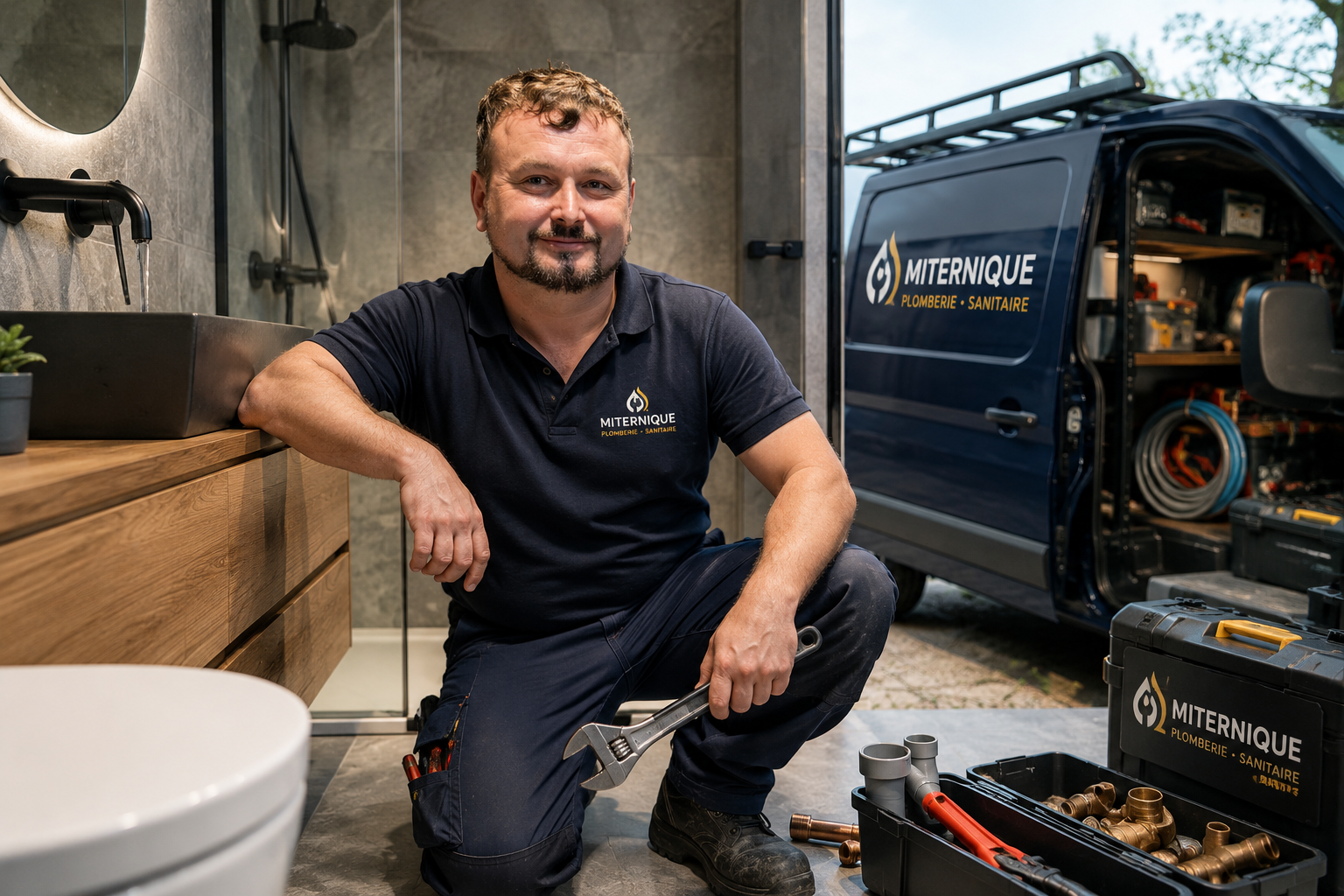Romain Miternique, artisan plombier chauffagiste Miternique Group