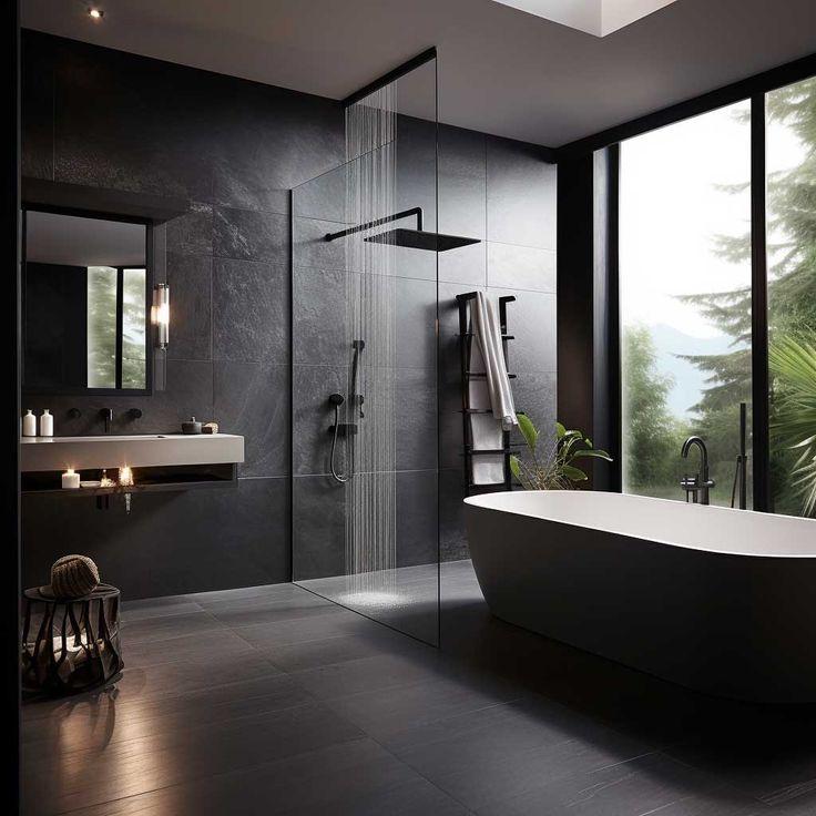 Salle de bain blanche premium avec équipements sanitaires haut de gamme